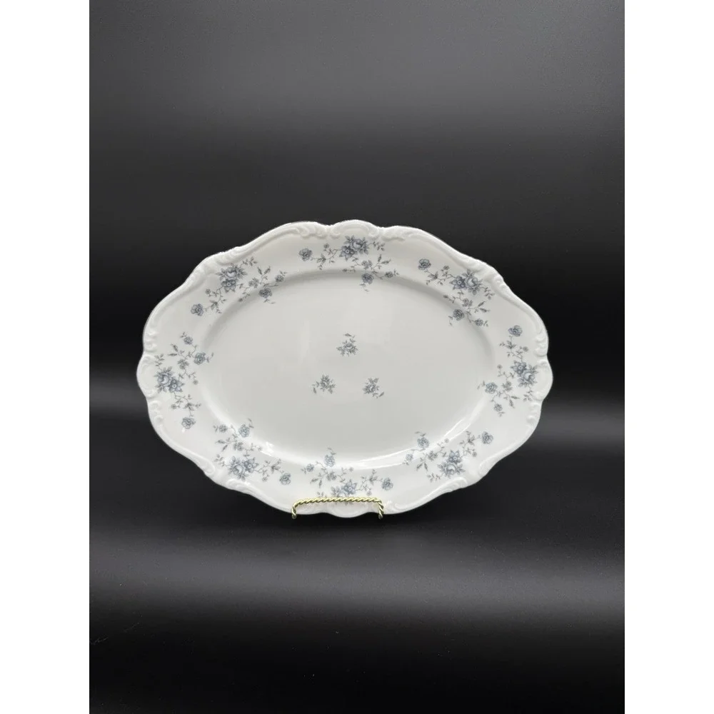 Johann Haviland Blue Garland Serving Platter 13